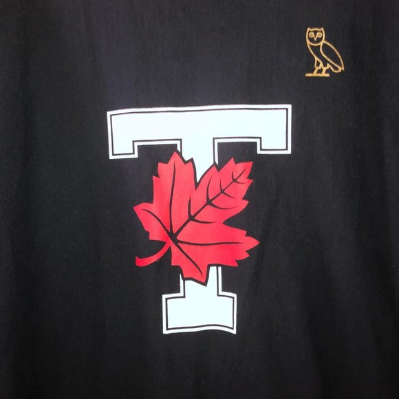 Uoft x OVO Navy Tee - Picture 3 of 4